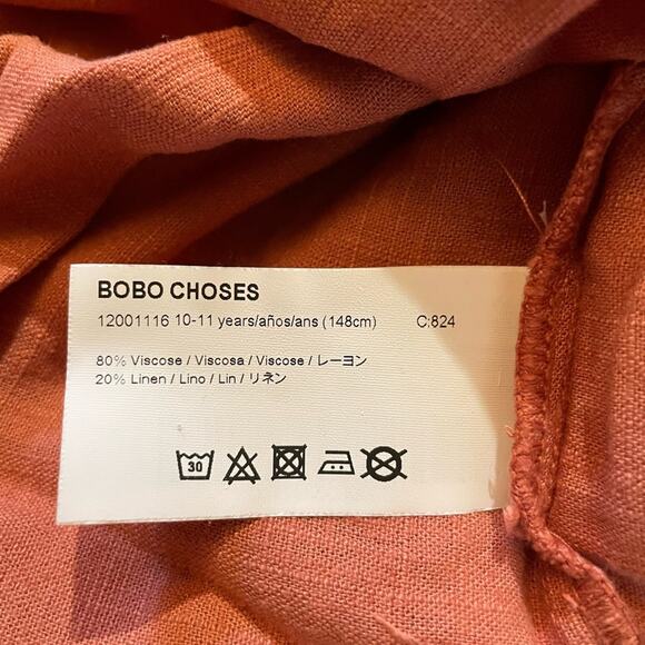 NWT Bobo Choses Brown Smocked Dress - Picture 8 of 10